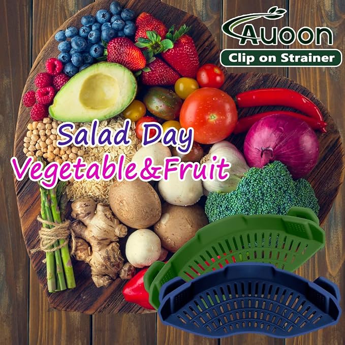 AUOON Clip On Strainer Silicone - Image 5