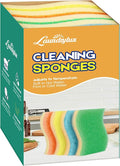 LAUNDRYLUX Scrub Sponge, 8 Pack Dual-Sided Temperature-Responsive Scrubber by LAUNDRYLUX