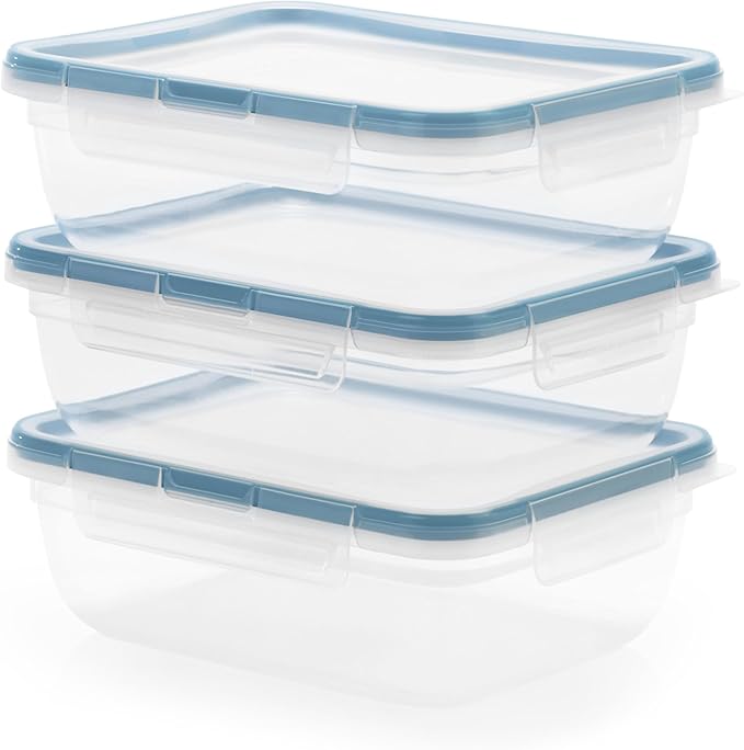 Snapware Plastic Total Solution 3-Pack Food Storage Containers Set, Leakproof & - Image 3