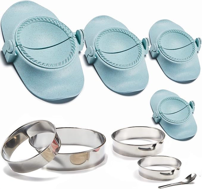 Empanada Maker Press, 6-Inch Extra Large Dumpling Maker Set by MUMSUNG