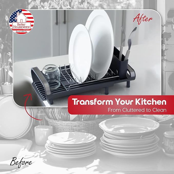 Better Houseware in Sink Dish Drying Rack, Dish Drying Rack in Sink - Image 5