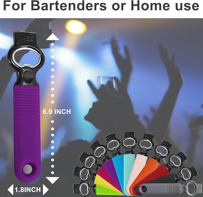 2-Pack Soda Can Opener and Beer Bottle Opener Bartender - Image 5