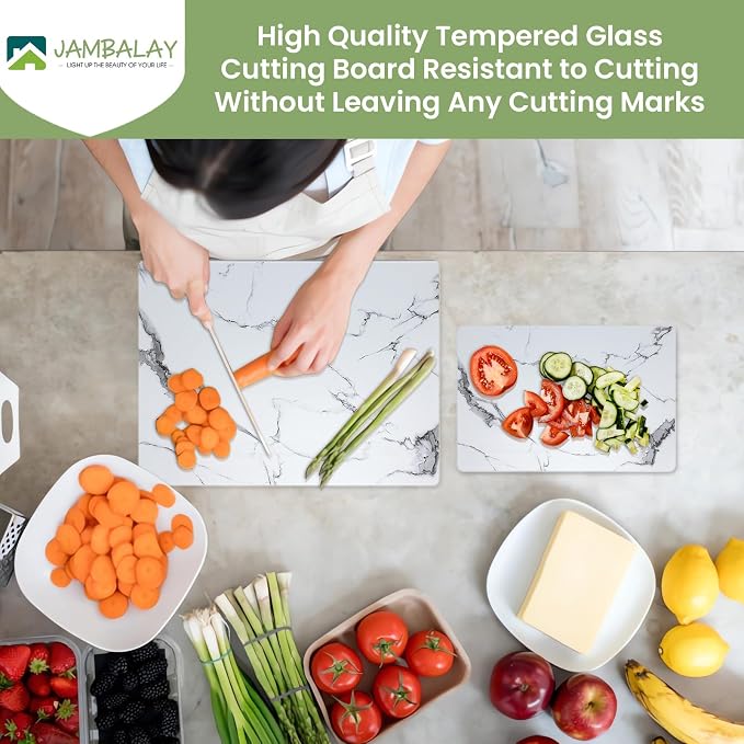 JAMBALAY Tempered Glass Cutting Boards - Image 2