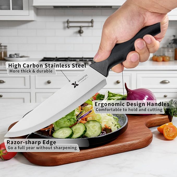 14 Pieces Kitchen Knife Set - Image 3