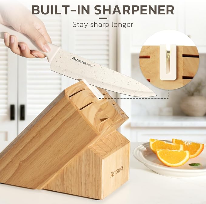 Astercook Knife Set, 15 Pieces Kitchen Knife Set - Image 8
