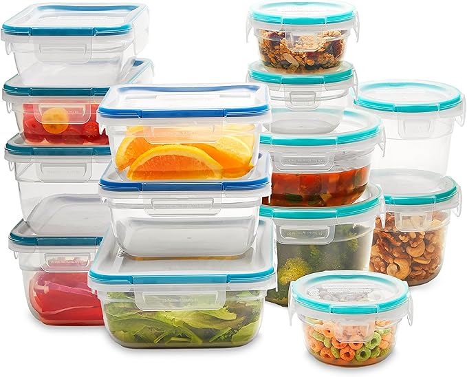 Snapware Plastic Total Solutions Food Storage Containers Set, Airtight & by Snapware