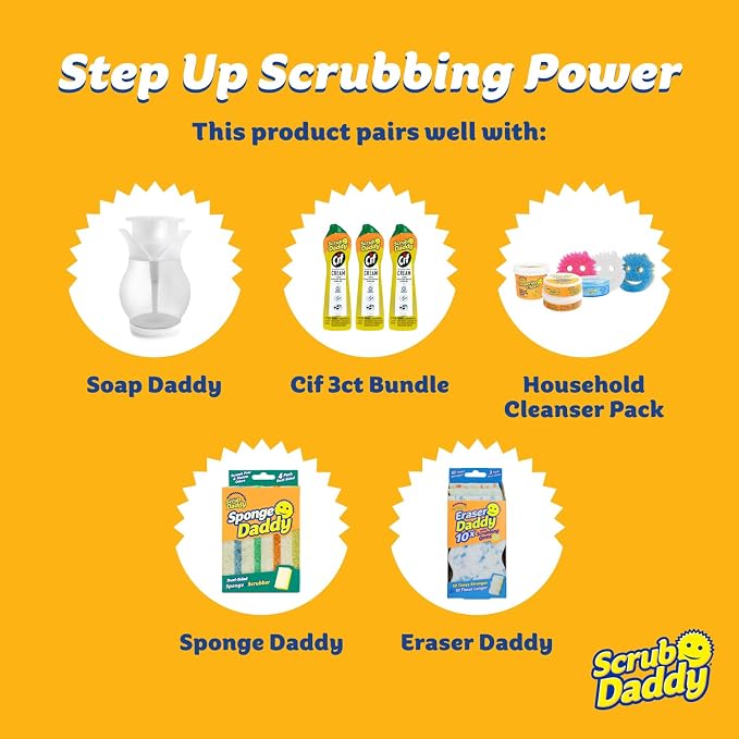 Scrub Daddy 4 Scrub Daddy Sponges & 4 Scrub Mommy Kitchen Sponges - Image 8