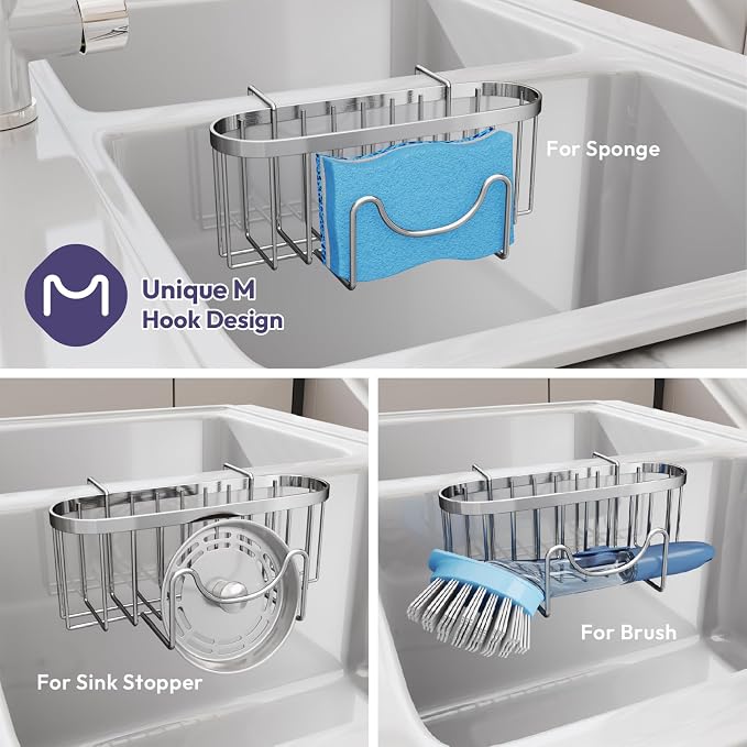 SWTYMIKI Sponge Holder for Kitchen Sink - Image 3
