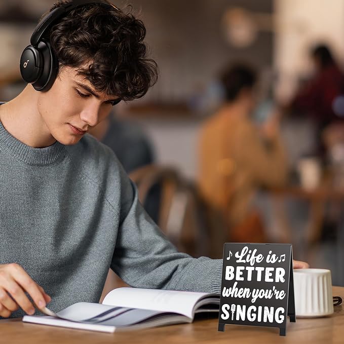 Life Is Better When You're Singing Music Desk Sign - Image 5