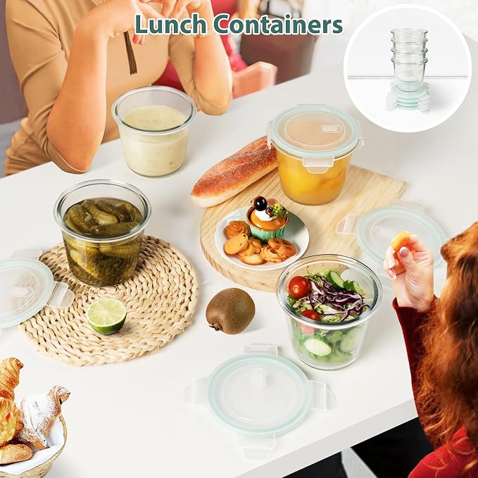 3 Cup Glass Meal Prep Containers - Image 7
