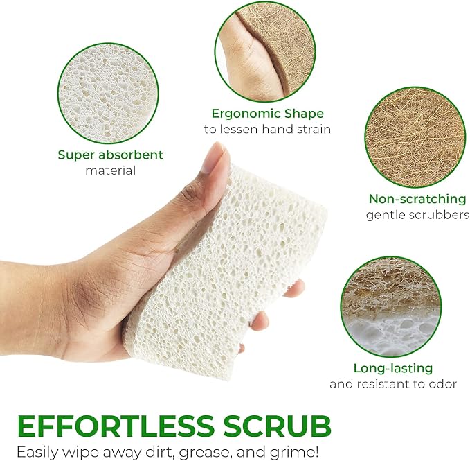 AIRNEX Natural Kitchen Sponges - Image 6