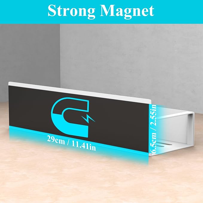 HuggieGems 2 Pack Magnetic Spice Storage Rack Organizer - Image 3