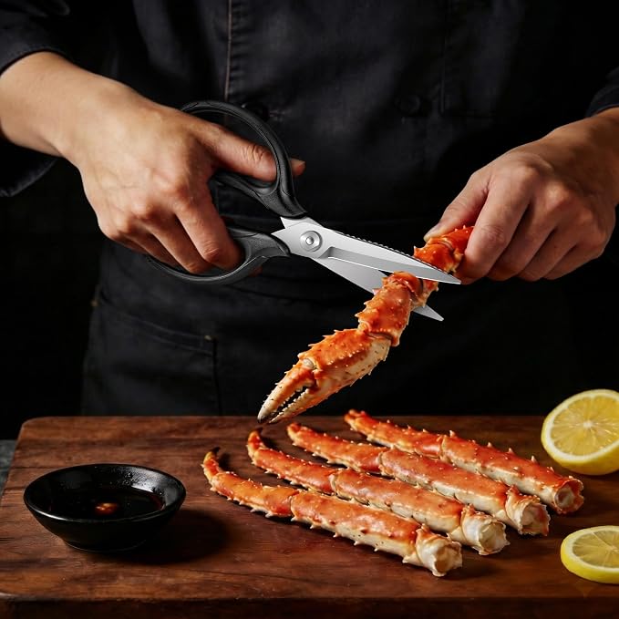 SHAN ZU 8.4" Heavy Duty Kitchen Scissors - Image 8