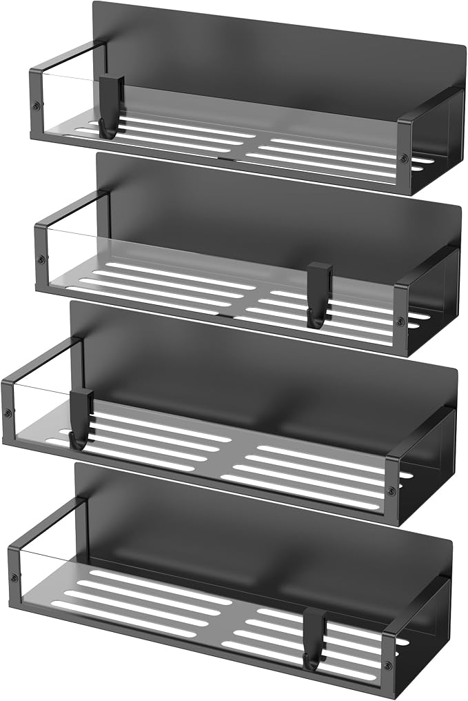 HuggieGems 4 Pack Magnetic Spice Storage Rack Organizer - Image 5