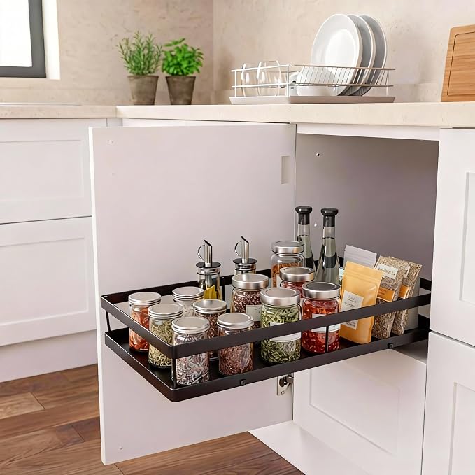 Under Sink Organizer, Dual-Rail Ball-Bearing, Under Kitchen Sink Organizer - Image 8