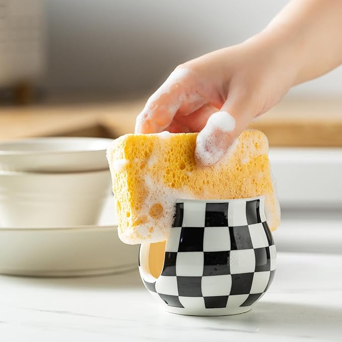 Zoeeker Checkered Sponge Holder - Image 6