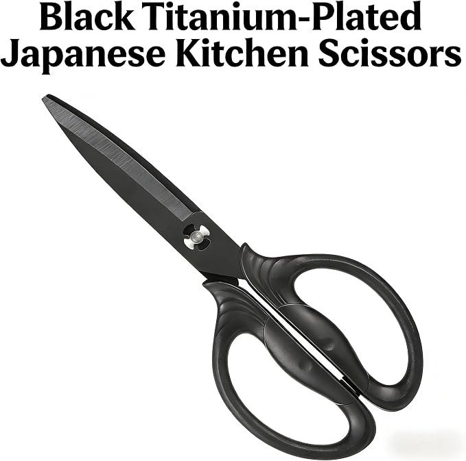 Heavy Duty Kitchen Scissors, Titanium Coated All Purpose Shears - Image 4