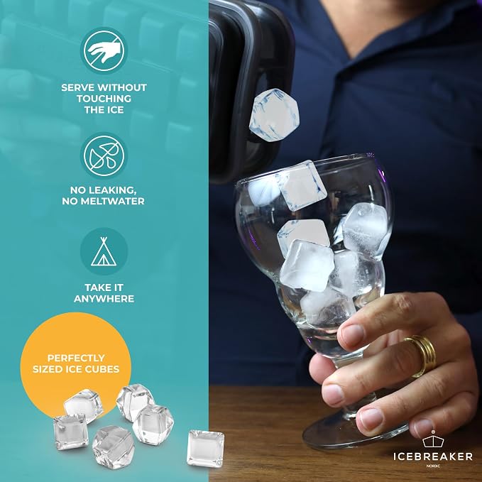 ICEBREAKER POP - 4 IN 1 - DISPENSER - MAKER - BIN - ICE PACK - Make And Serve - Image 5