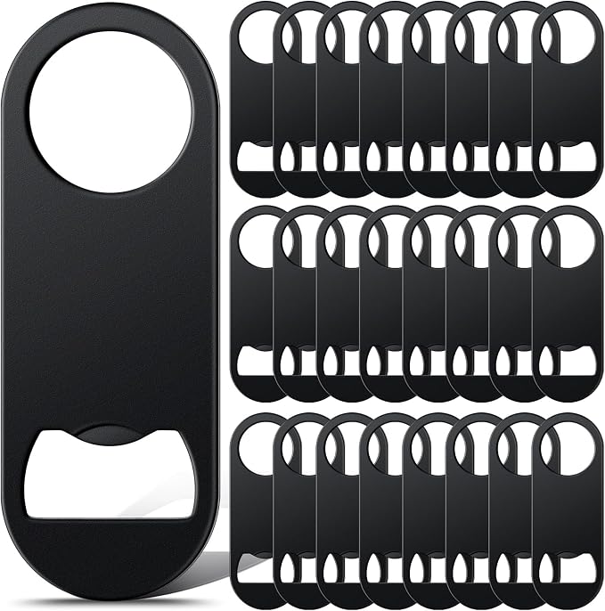 Remerry Bottle Openers Stainless Steel Flat Bottle Opener Bulk 3.4 x 1.3 Inches by Remerry