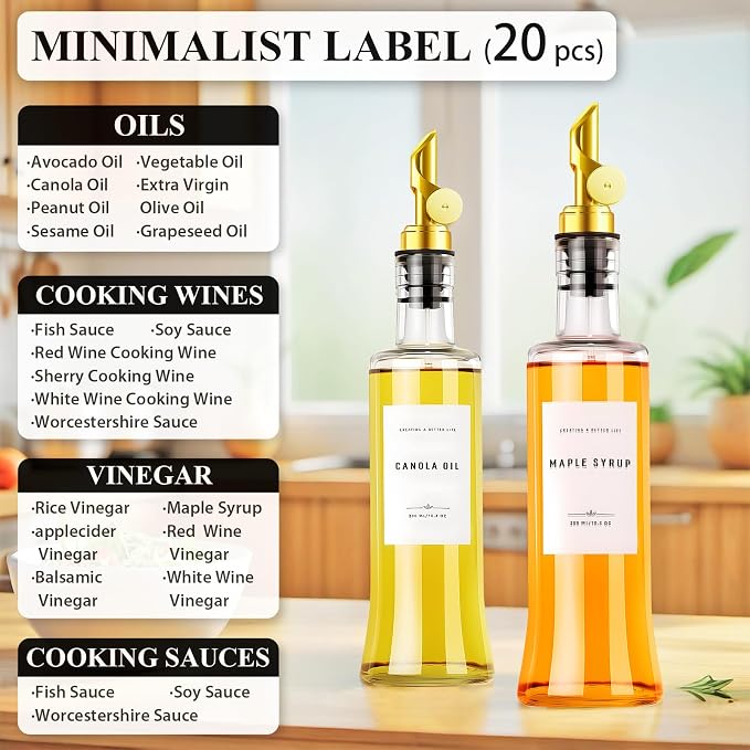Olive Oil Dispenser Bottles for Kitchen - Image 5