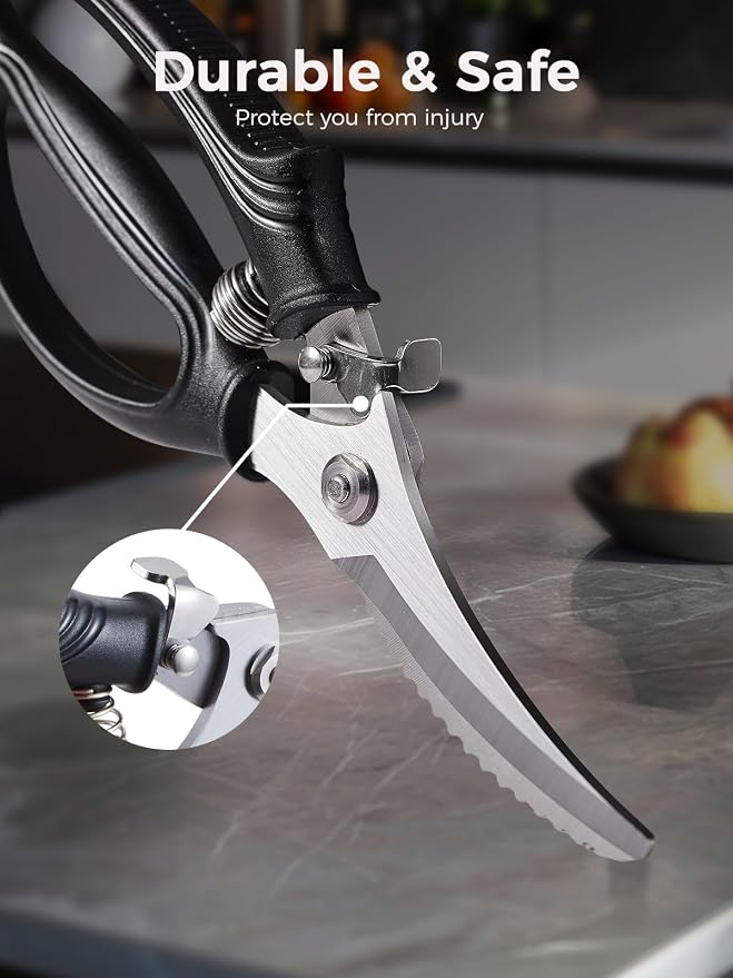 Poultry Shears, Heavy Duty Kitchen Shears - Image 6