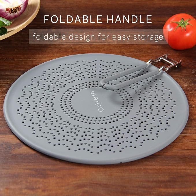 11" Silicone Splatter Screen Pan Cover - Image 3