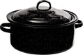 Millvado Granite 5 Qt Stockpot, Nonstick Soup Pot With Lid, Speckled