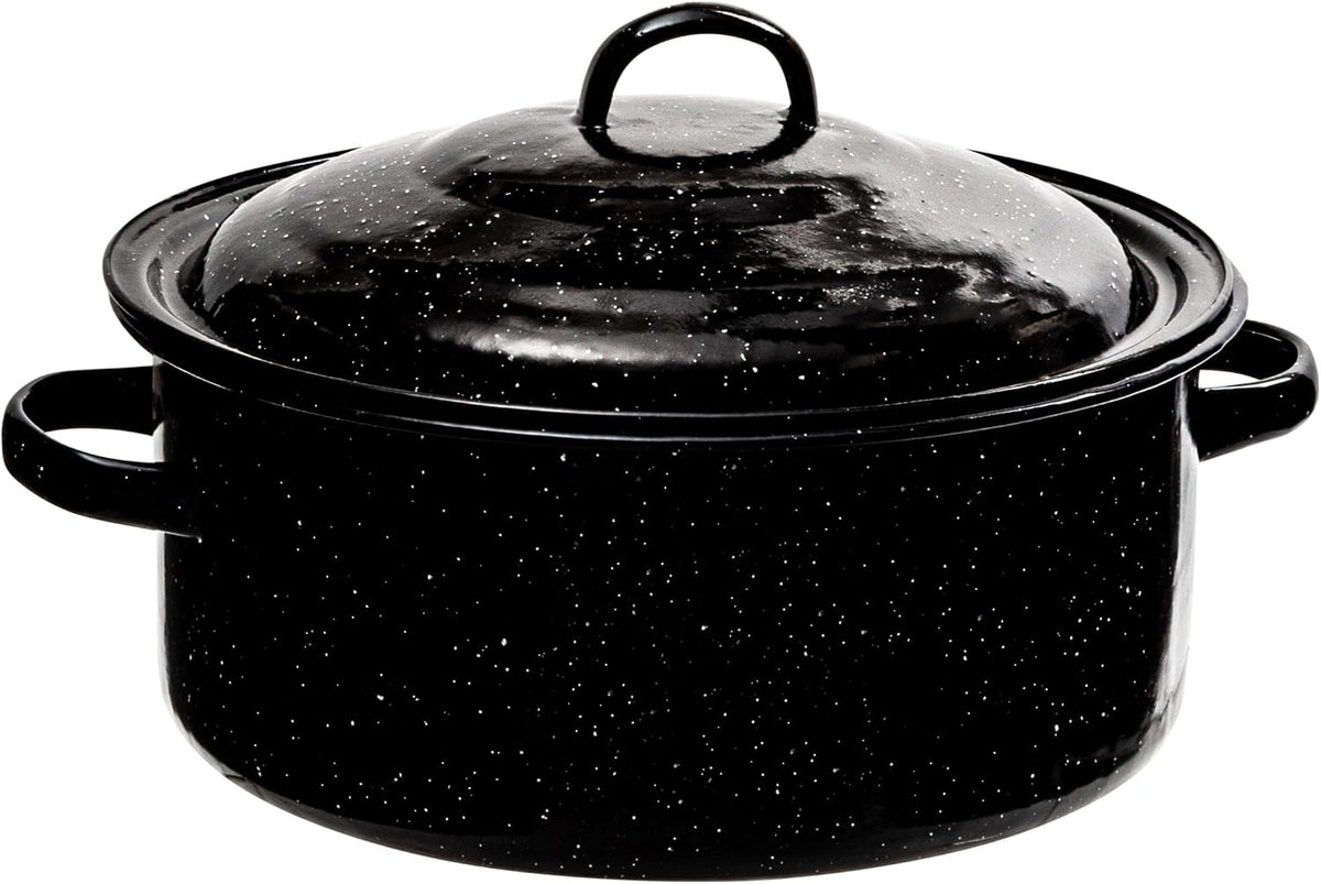 Millvado Granite 5 Qt Stockpot, Nonstick Soup Pot With Lid, Speckled