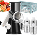 Ourokhome Rotary Cheese Grater Hand Crank, Kitchen Shredder Speed Mandolin by Ourokhome