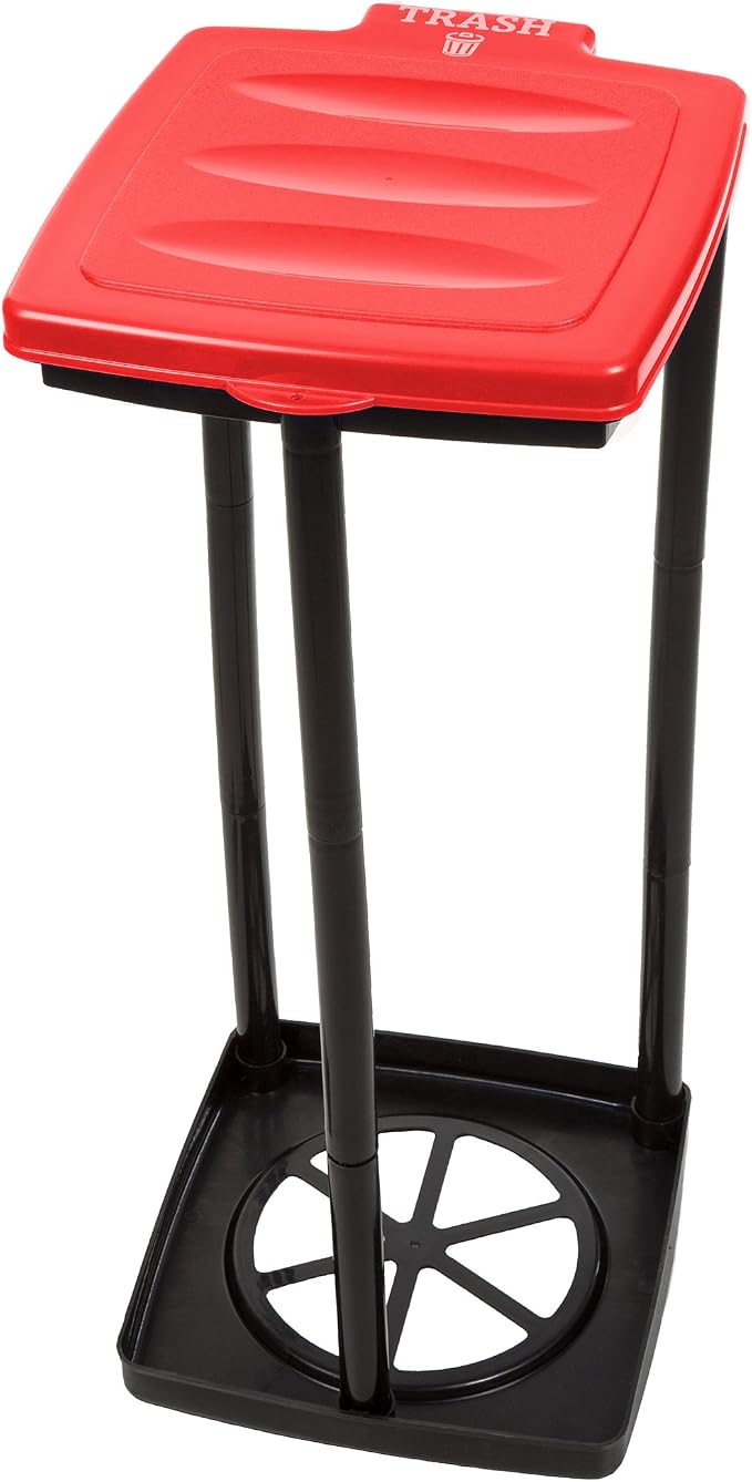 Portable Trash Bag Holder – Collapsible 13-Gallon Garbage Bin by Wakeman