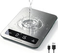 22lb Food Scale for Kitchen, IP67 Waterproof, USB-C Charging, Black