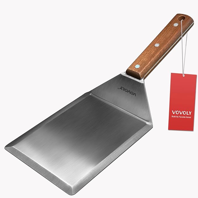 Extra Wide Spatula, Large Metal Spatula by VOVOLY