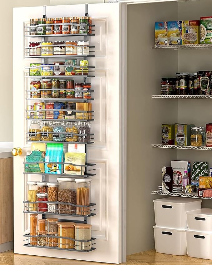 Moforoco 9-Tier Over The Door Pantry Organizer, Pantry Organization and Storage by MOFOROCO