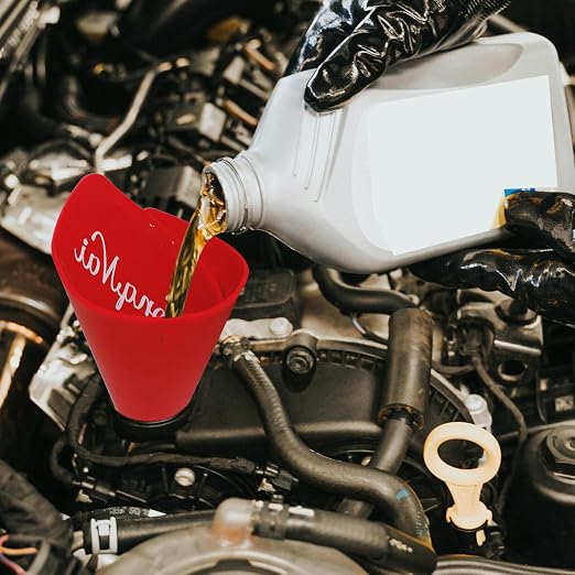 Flexible Funnel for Oil Change, Form a Funnel for Automotive Use. Oil Change - Image 3