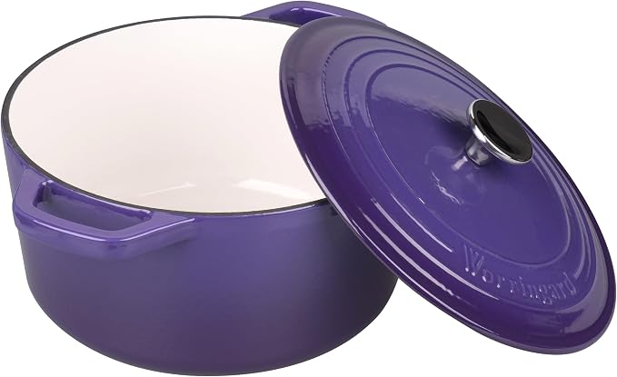 VORRINGARD Enameled Cast Iron Dutch Oven Pot - Image 5