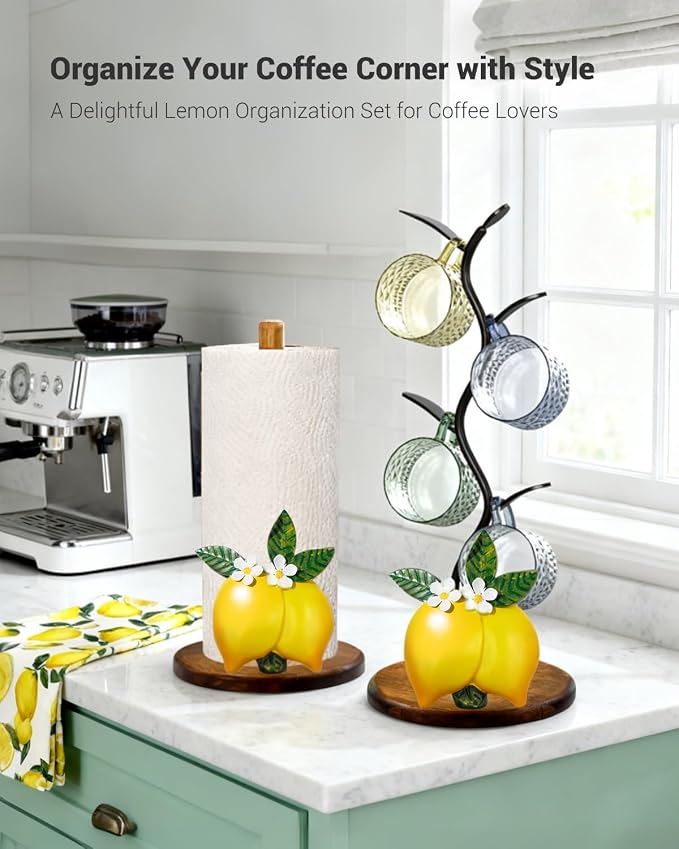 Lemon Paper Towel Holder, Gifts - Image 7