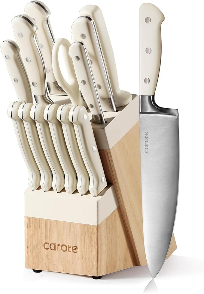CAROTE 14 Pieces Knife Set by CAROTE
