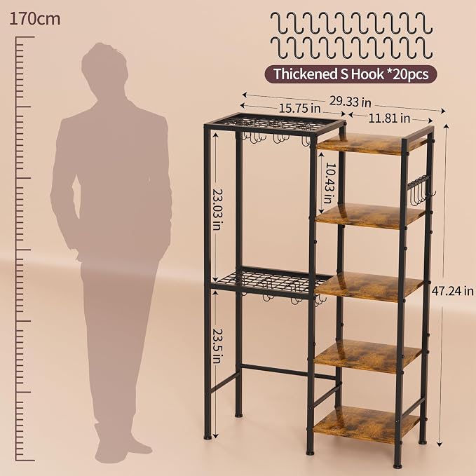 5-Tier Pot and Pan Organizer Rack - Image 4
