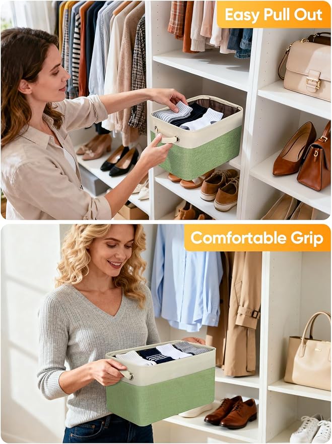 BALEINE 1 Pack Fabric Closet Storage Bins - Image 5