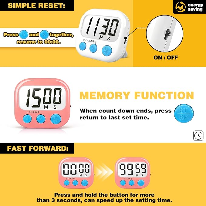Classroom Timers for Teachers Kids Large Magnetic Digital Timer Teacher - Image 5