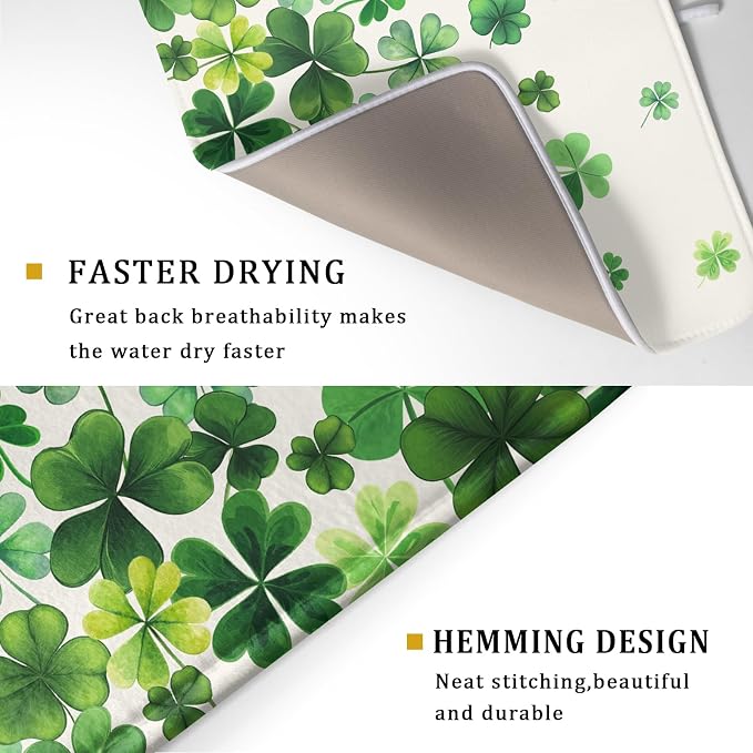 Happy St. Patrick's Day Dish Drying Mat - Image 3
