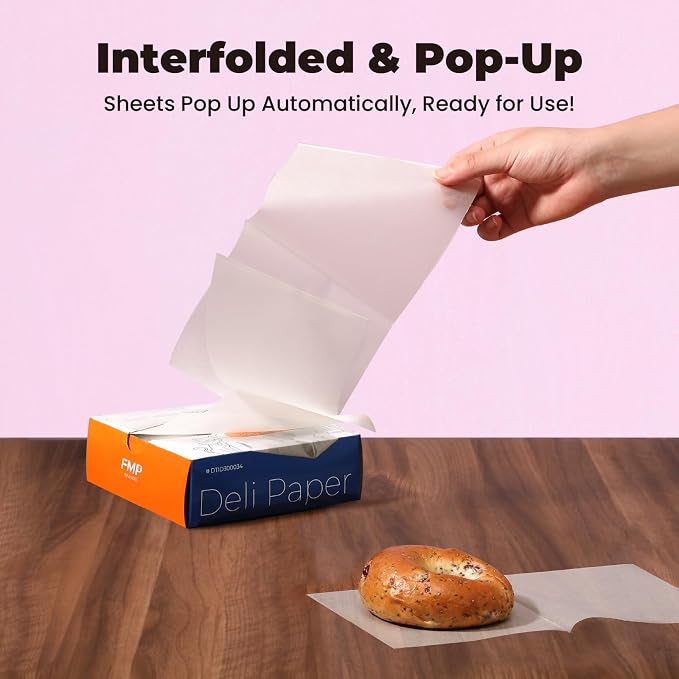 Fit Meal Prep 6 x 10.75" Wax Paper Sheets - Image 3