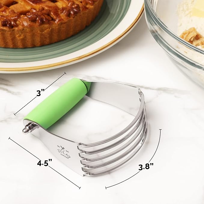 Professional Dough Blender, Pastry Cutter Stainless Steel, Heavy Duty Pastry - Image 9