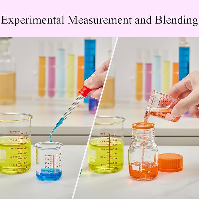 High Borosilicate Glass Measuring Cup-V-Shaped Spout，Glass Measuring Beaker - Image 6