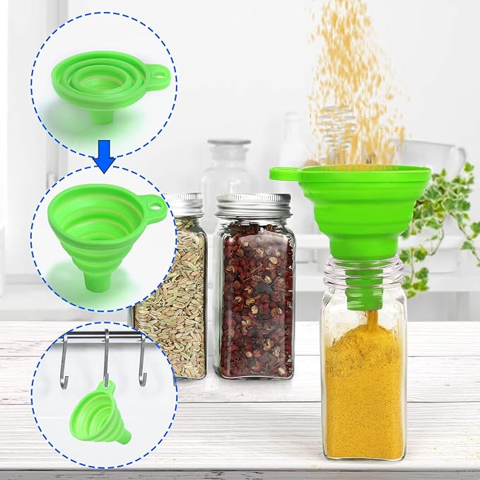 Keketin 30 Pack Glass Spice Jars 4 oz - Image 4
