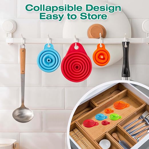 KALAVE Kitchen Funnel Set 6 Pack - Image 7