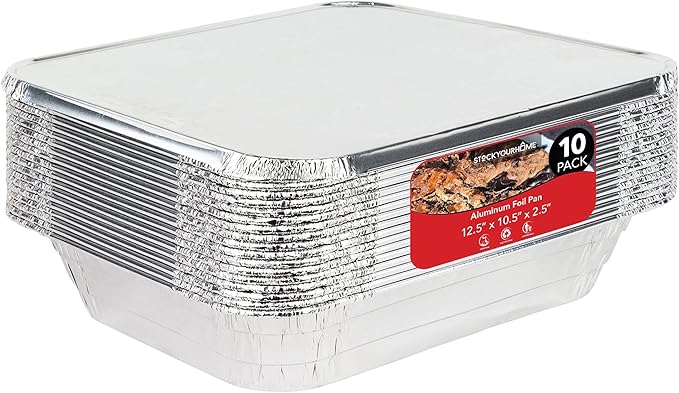 Stock Your Home 9x13 Aluminum Trays by StockYourHome