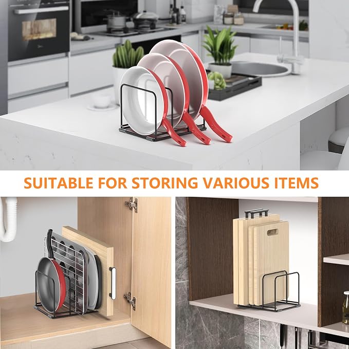 KORRTFID Kitchen Cabinet Organizer, Divided Holder - Image 6