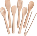 Eisinly Wooden Spoons for Cooking 7-Piece, Kitchen Nonstick Wood Cooking by Eisinly