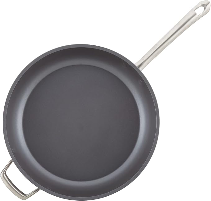 Anolon Accolade Forged Hard Anodized Nonstick Deep Frying Pan / Skillet - Image 12